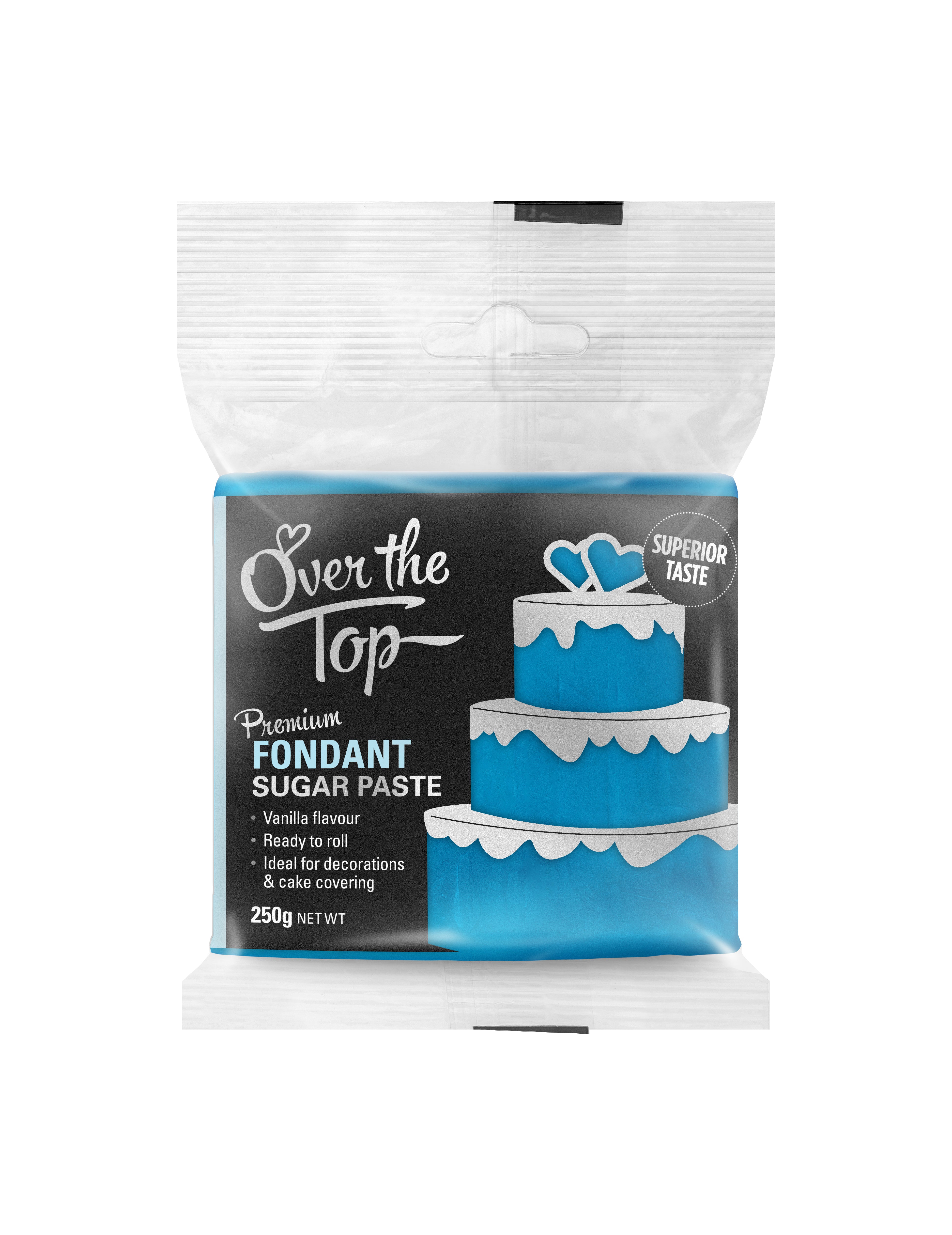 Over the top - Fondant Ice Blue 250g