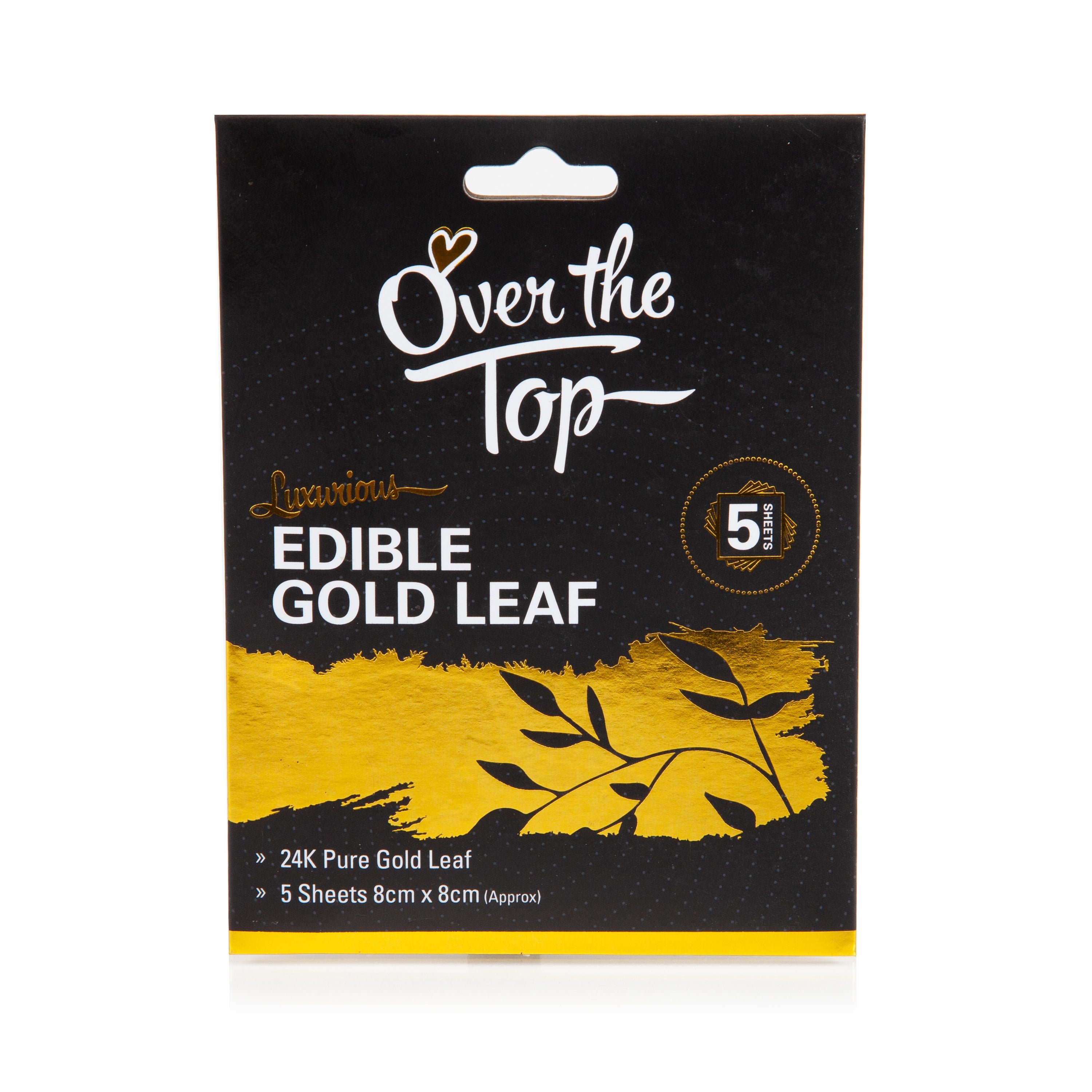 OTT 24K Pure Gold Edible Leaf 5 Sheet