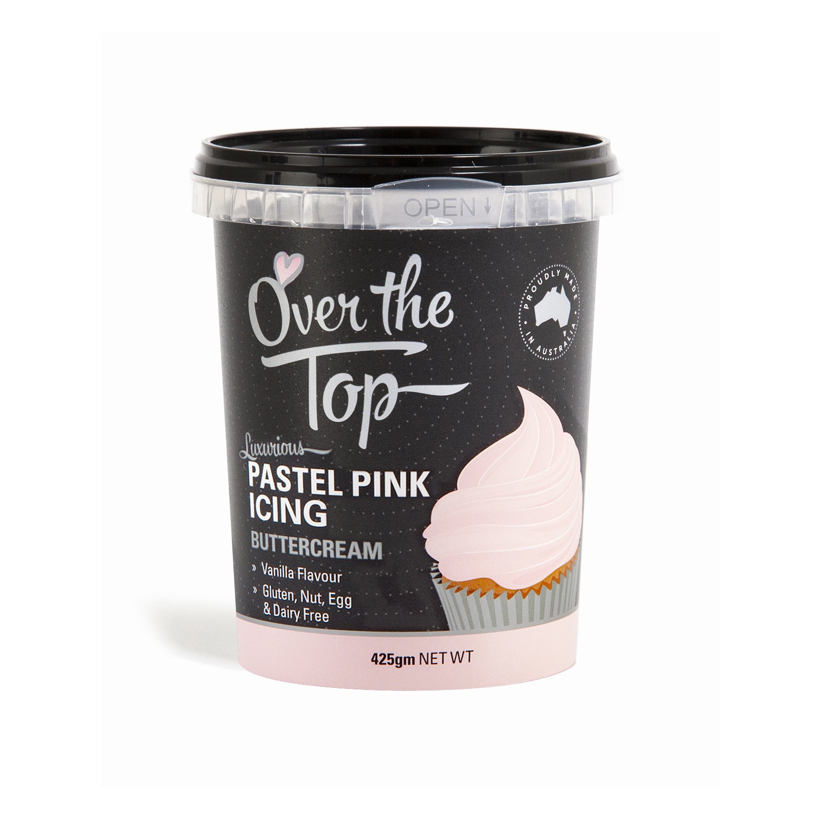 Over the Top - Buttercream Pastel Pink 425g