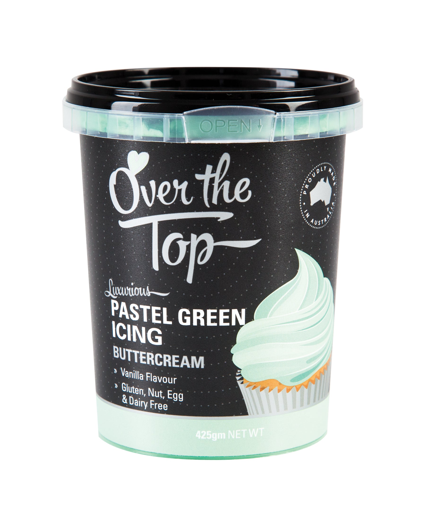 Over the Top - Buttercream Pastel Green 425g