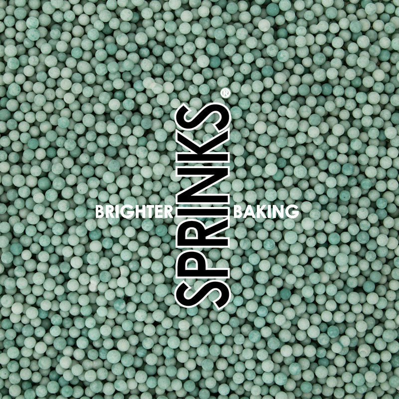 PASTEL GREEN Nonpareils (65g) - by Sprinks