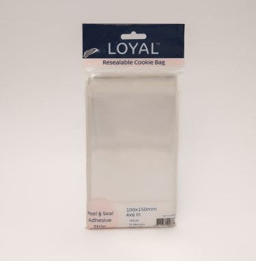 LOYAL Resealable Cookie Bag  100x150mm (4x6in)