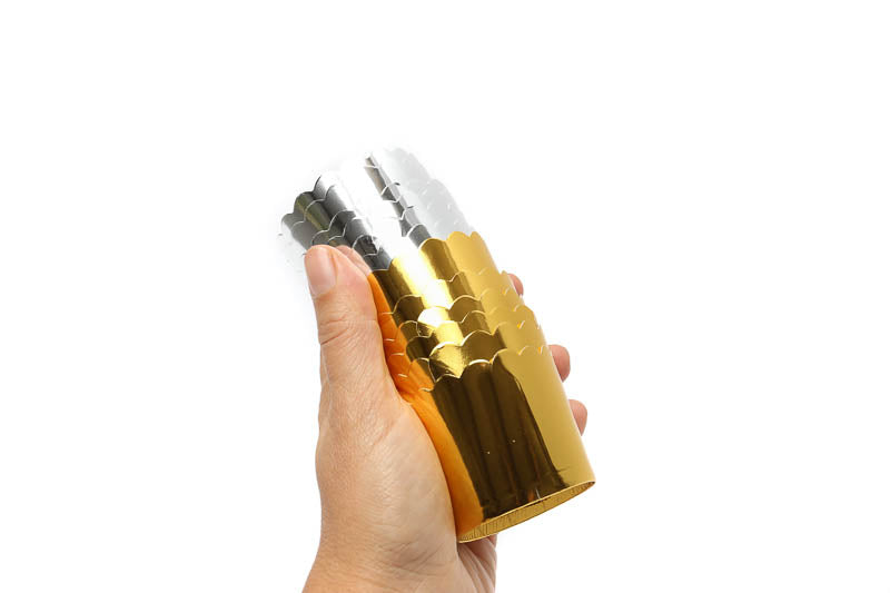 GOLD Foil Card Baking Cups (25 pack) - 44mm Base