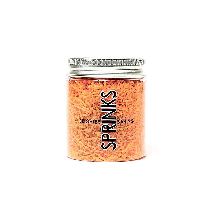 Jimmies Orange 1mm Sprinkles - Sprinks 60g