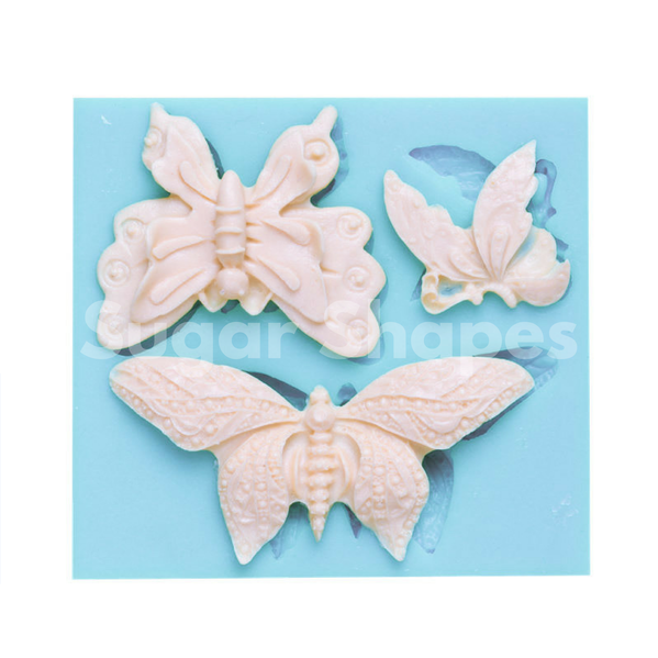 Sugar Shapes Butterfly Mould 3pc