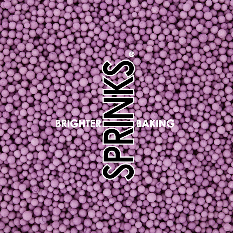 PASTEL LILAC Nonpareils (65g) - by Sprinks