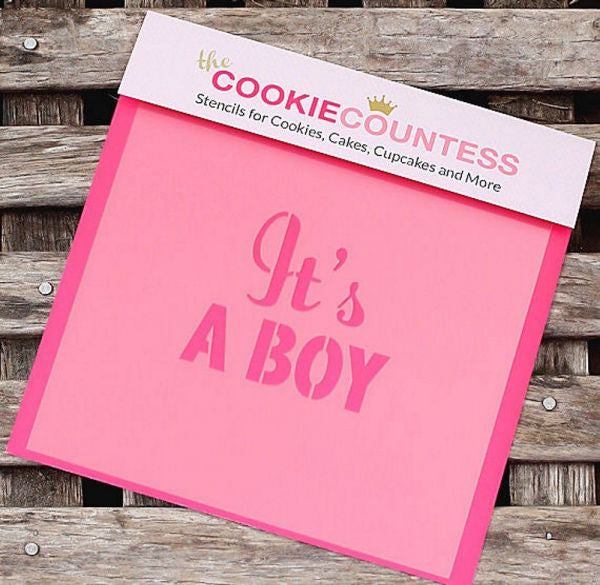 Cookie Stencil - It's A Boy