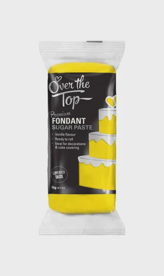 Over The Top - Fondant Sun Yellow 1kg