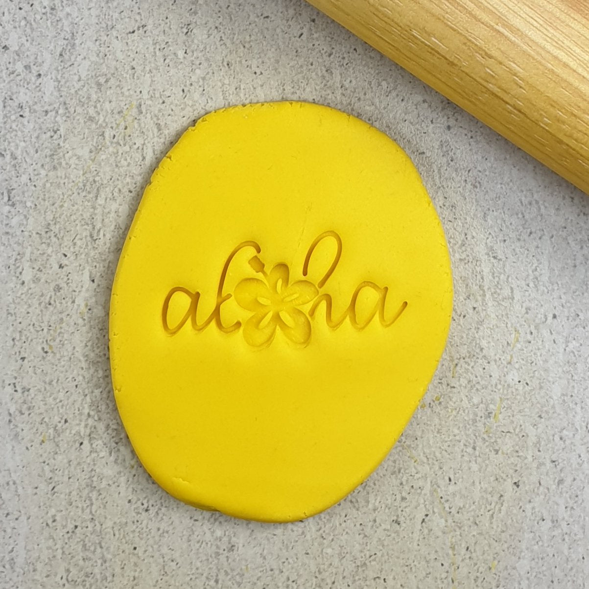 Custom Cookie Cutters Aloha Embosser