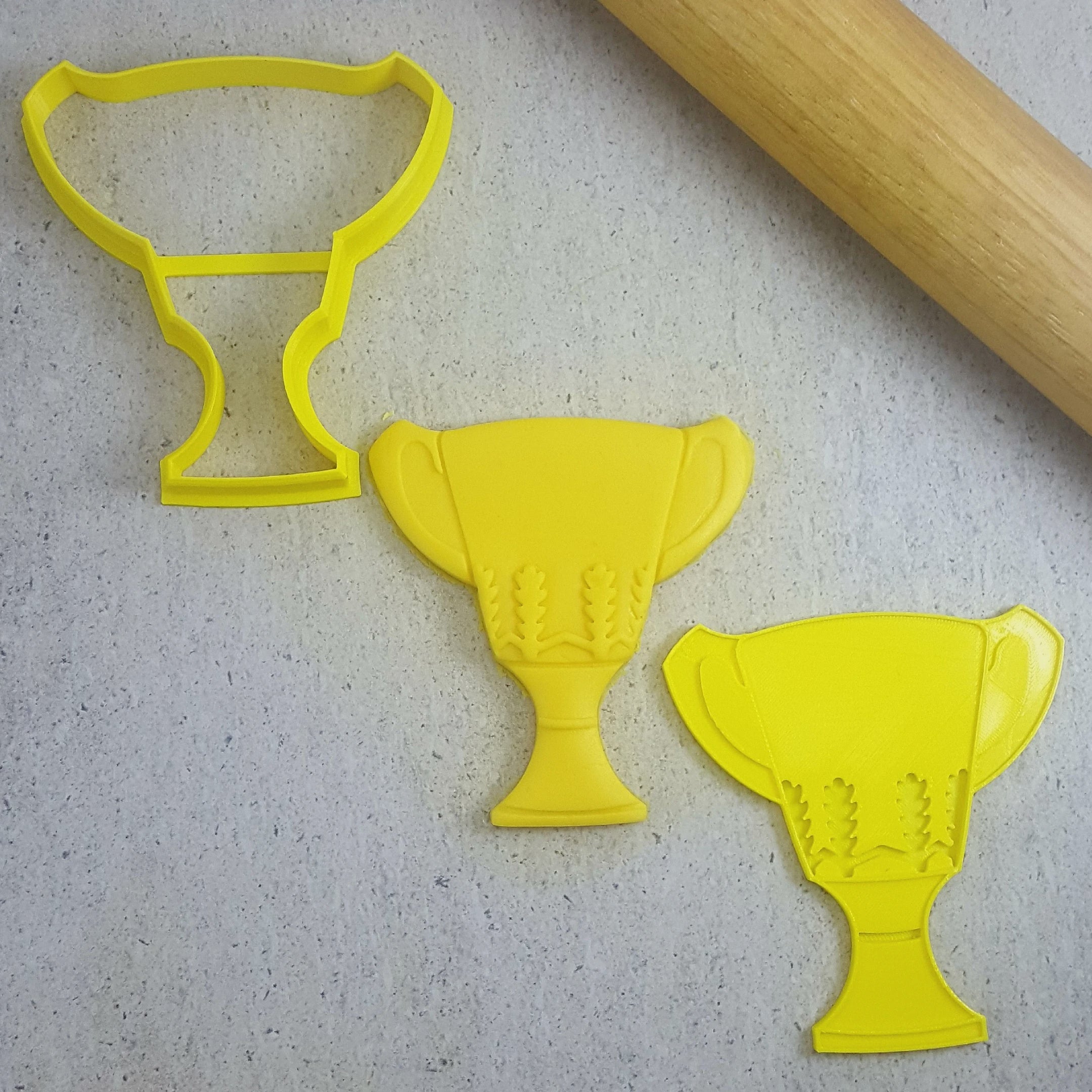 Custom Cookie Cutters AFL Premiership Cup Embosser & Cutter Set