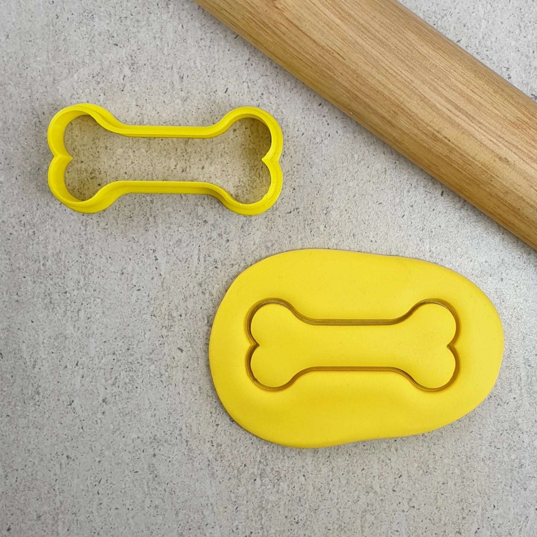 Custom Cookie Cutters Dog Bone Cutter 76mm