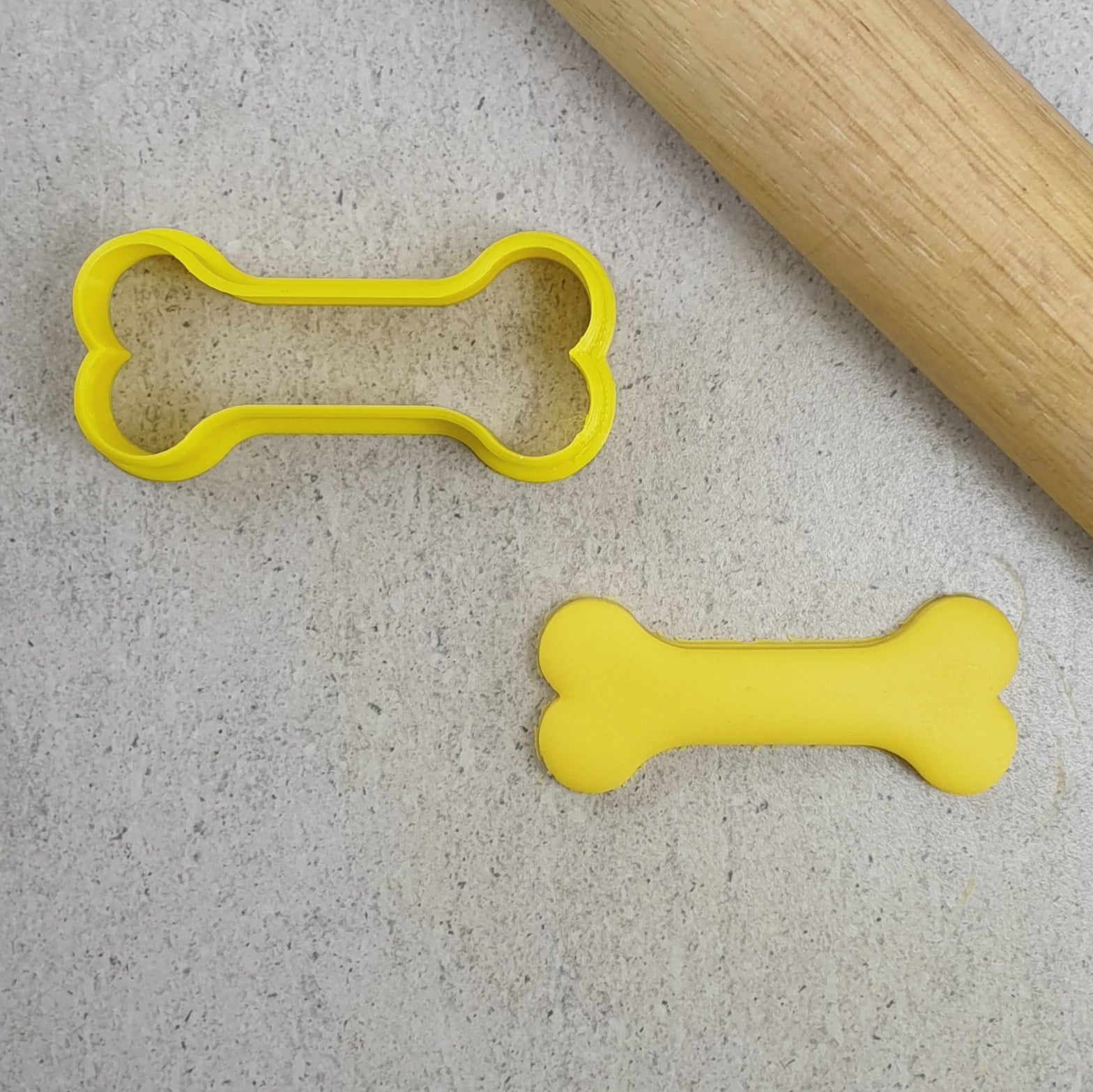 Custom Cookie Cutters Dog Bone Cutter 76mm