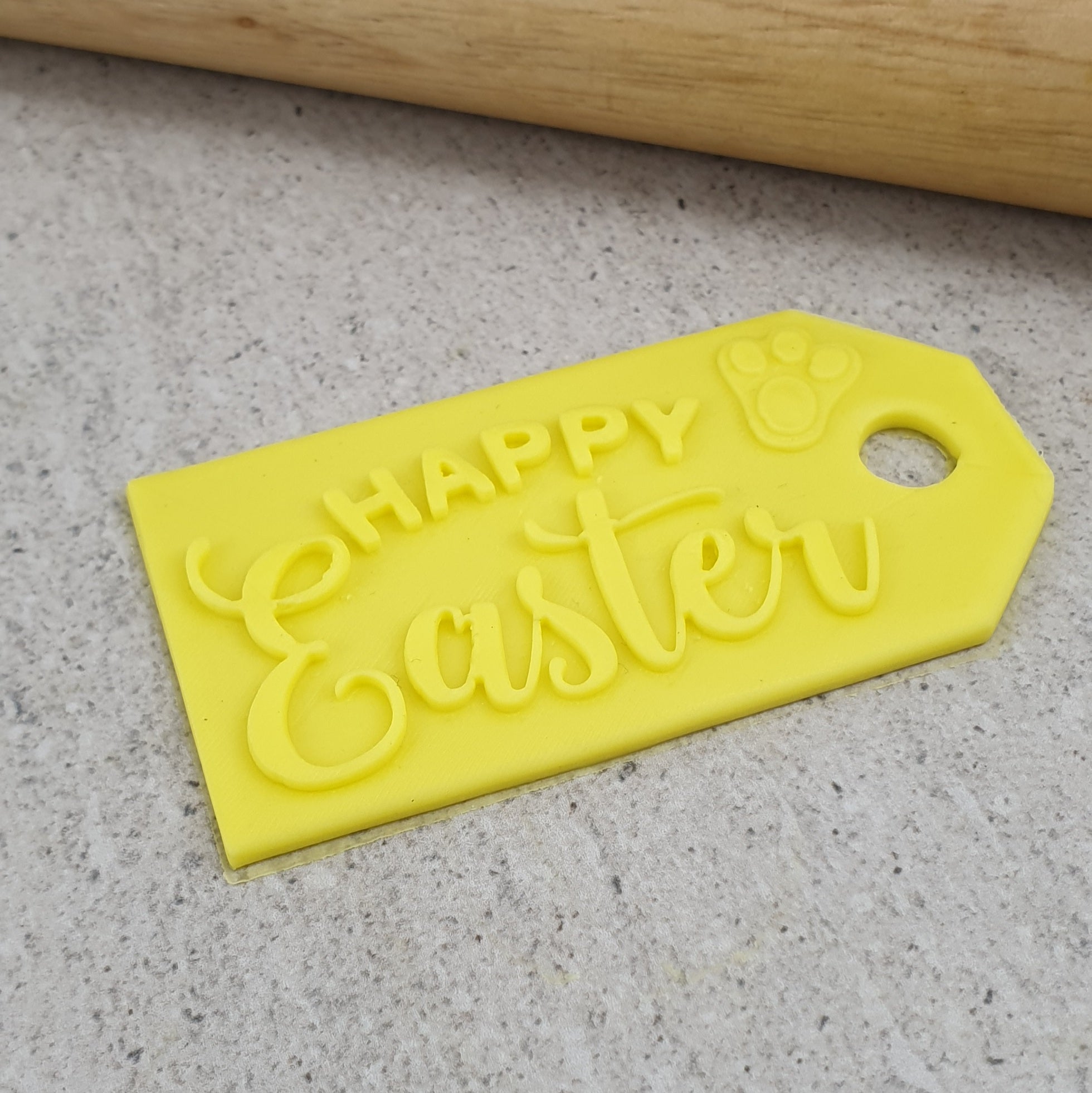 Custom Cookie Cutter Happy Easter Gift Tag Debosser & Cutter