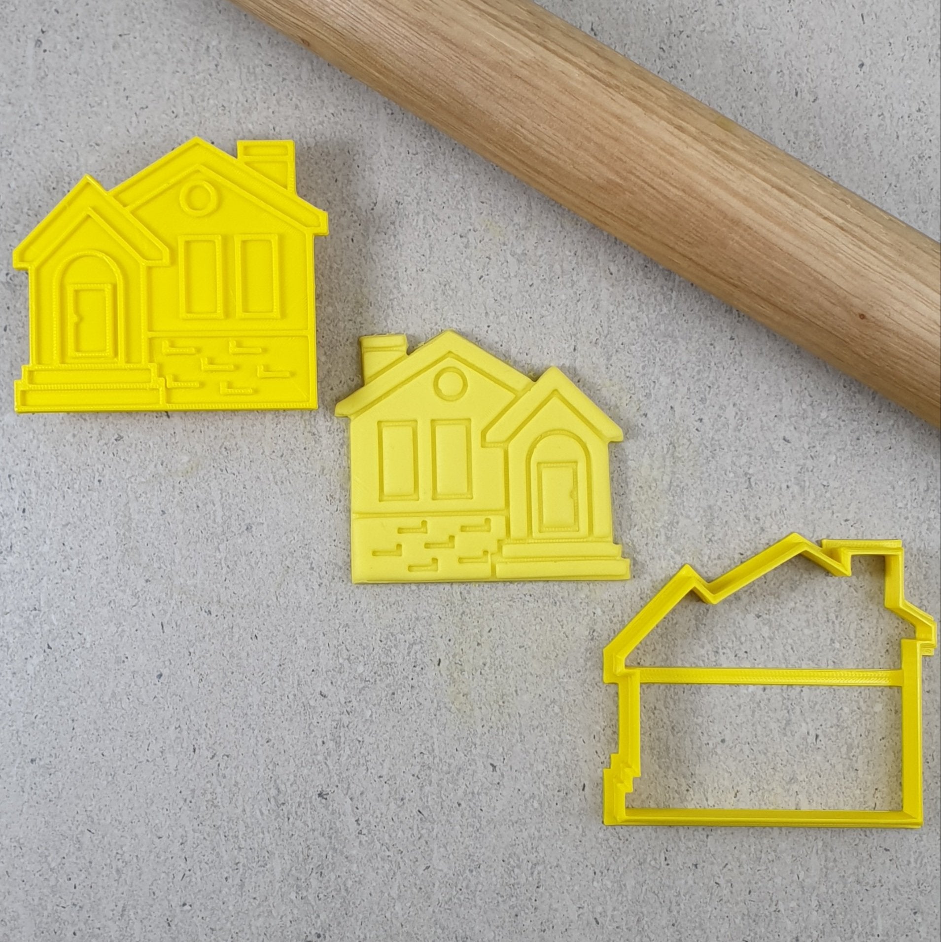 Custom Cookie Cutters House Embosser & Cutter