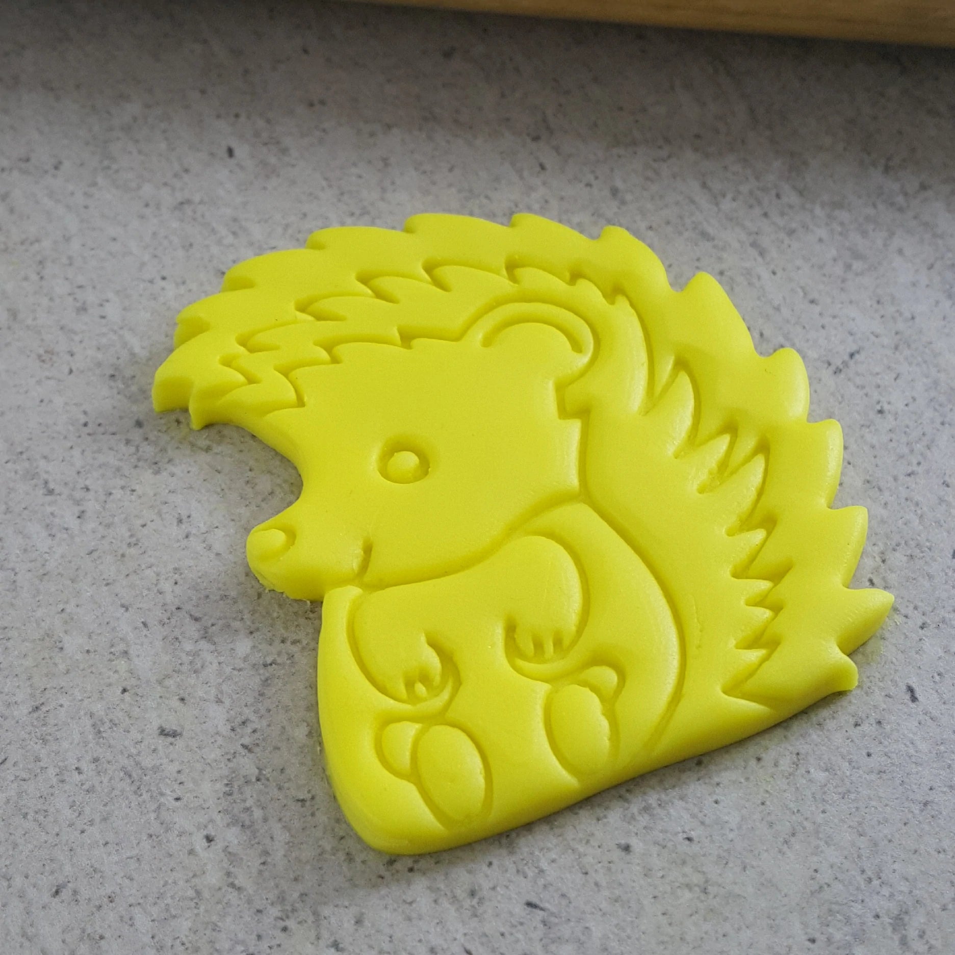 Custom Cookie Cutters Porcupine Cutter and Embosser Set