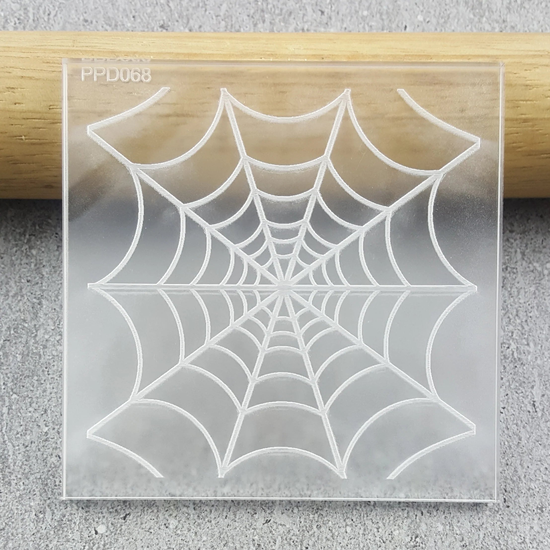 Custom Cookie Cutters Spiderweb Pattern Plate