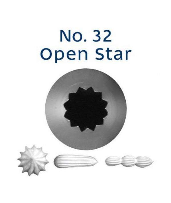 Loyal No. 32 Open Star Piping Tip S/S