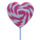Lollipop - 85g - Pink Heart