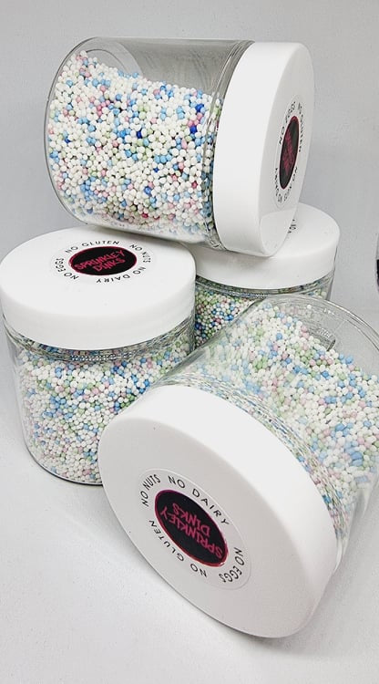 Sprinkley Dinks Nonpareils - Lacy 100g