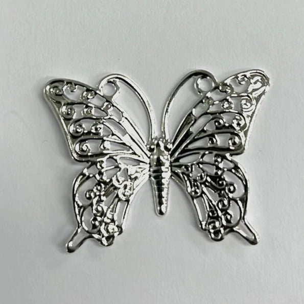 More Decos Butterflies Filigree - Silver