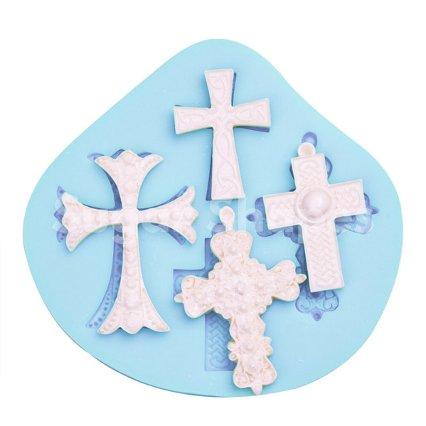 Sugar Shapes Cross Assorted 4pc Mold