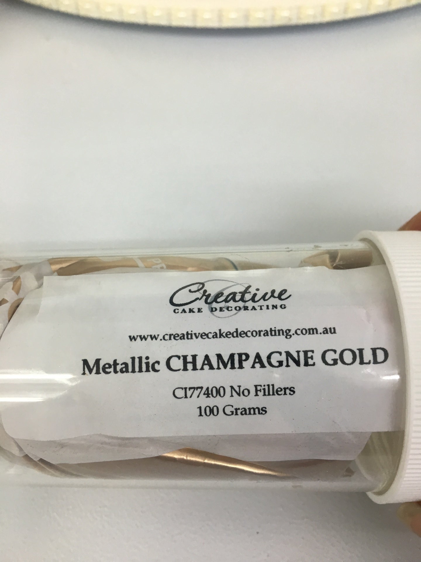 Creative Cake Decorating Metallic Champagne Gold Dust 100g
