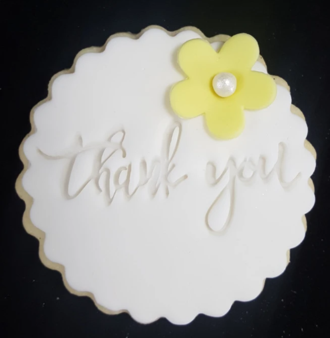 Custom Cookie Cutters Thank You Embosser