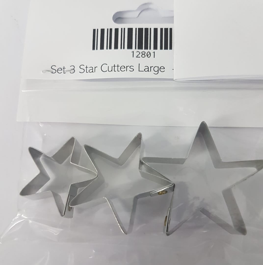Star Cutter Large - Set 3 — Cake Tinz n' Thingz