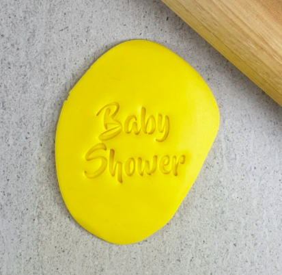 Custom Cookie Cutter Baby Shower Embosser