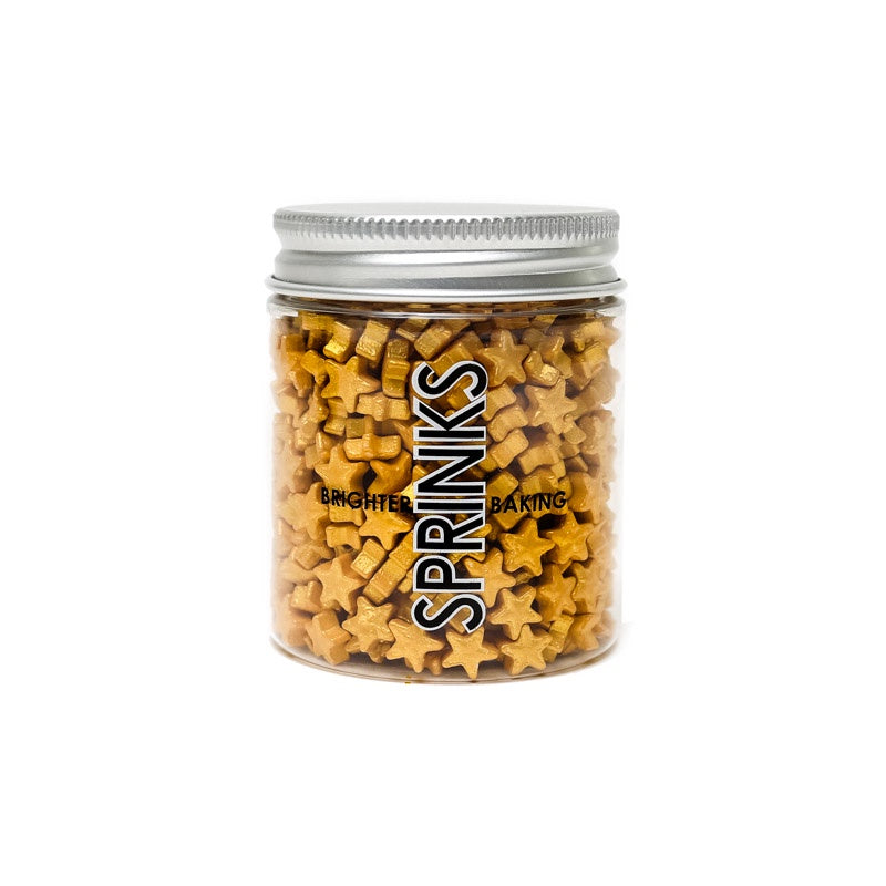Sprinks Gold Stars Sprinkles - 70g