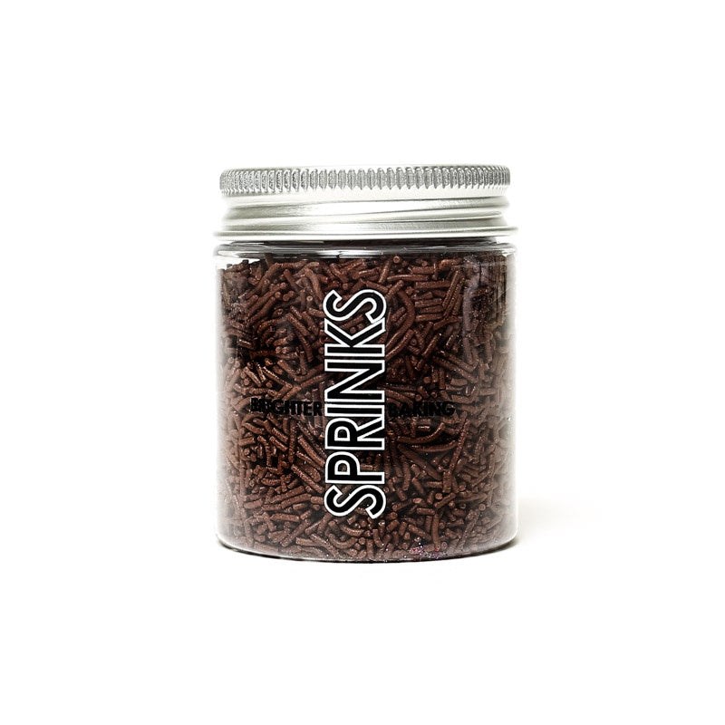 Jimmies Chocolate 1mm Sprinkles - Sprinks 60g