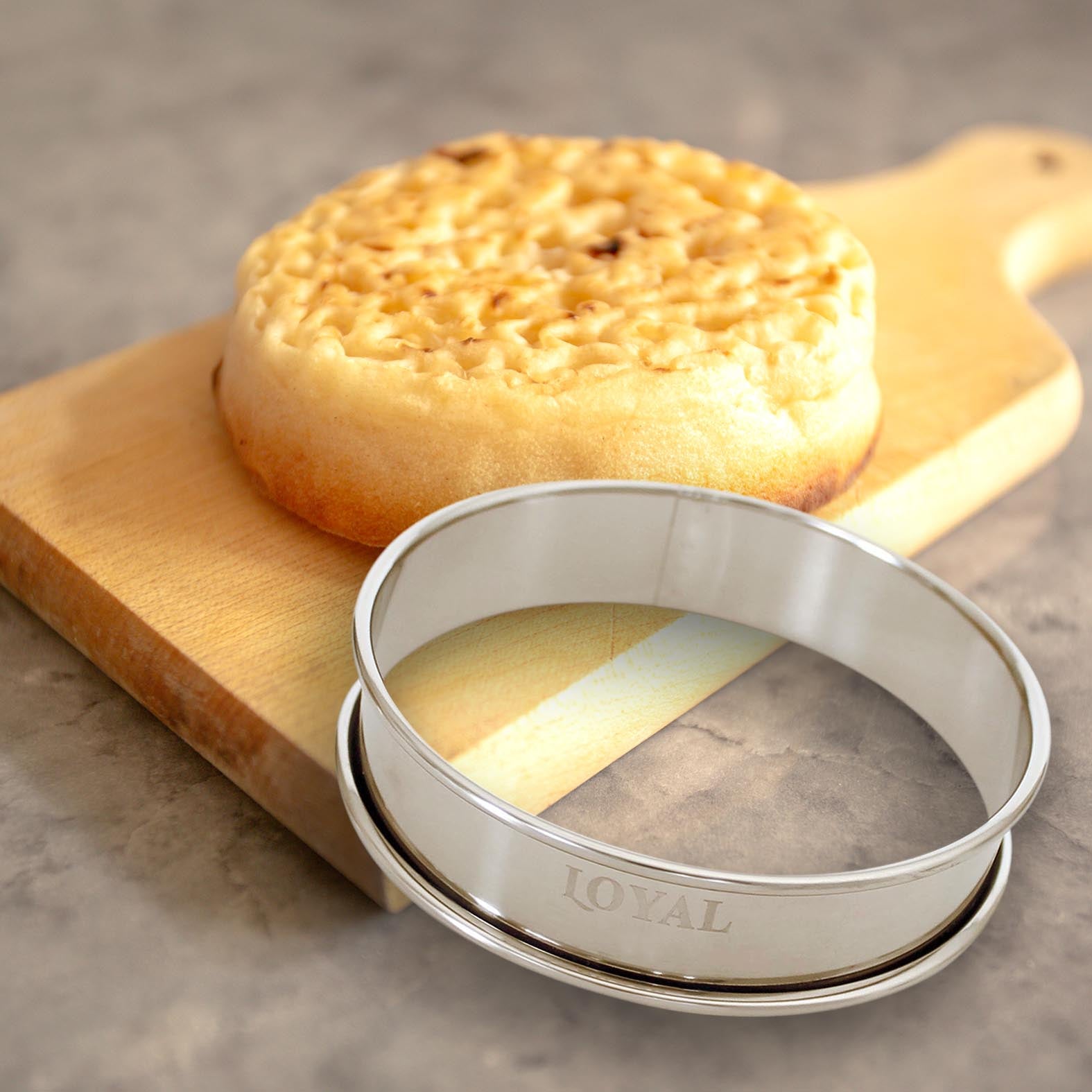 Loyal Crumpet Ring Stainless Steel 100mm x 20mm