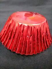 Cupcake Foil Cups 36 Pack - Mini 360 Red
