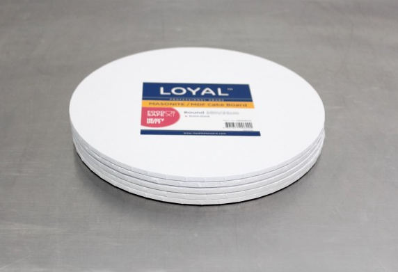 Loyal 4" White Round Cardboard