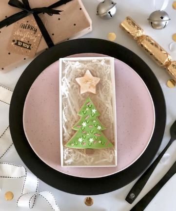 Little Biskut Christmas Tree Stamp and Cutter Set