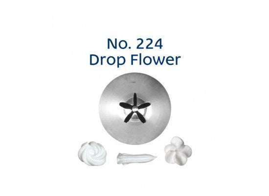 Loyal No. 224 Drop Flower Standard Piping Tube S/S