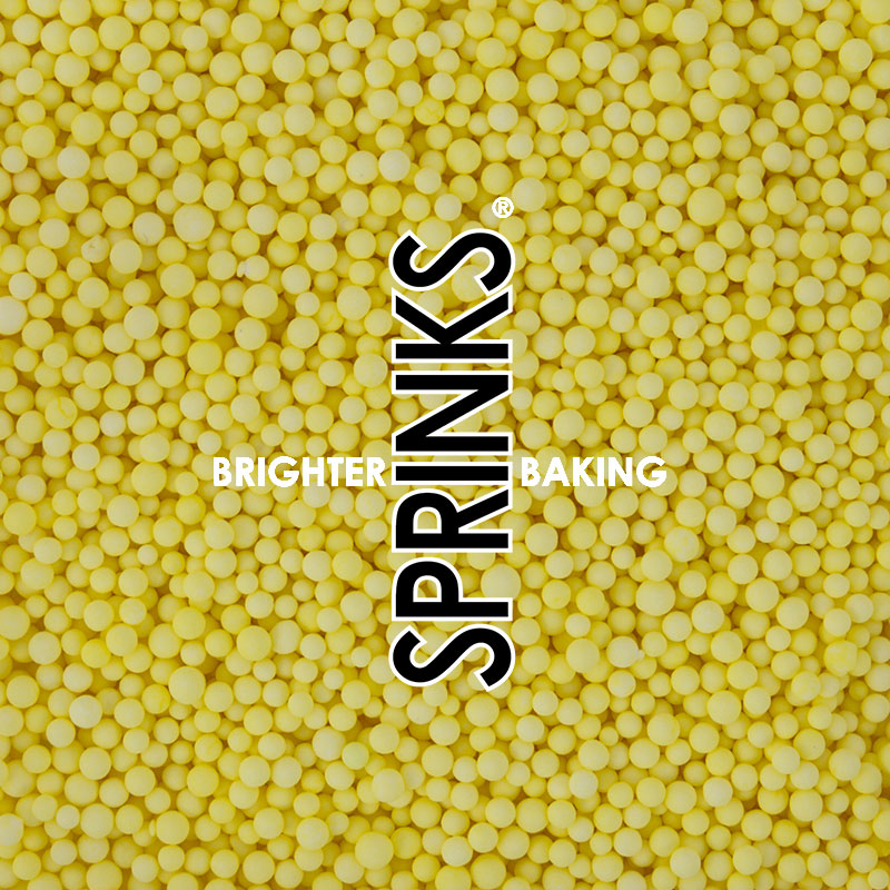 PASTEL LEMON Nonpareils (65g) - by Sprinks