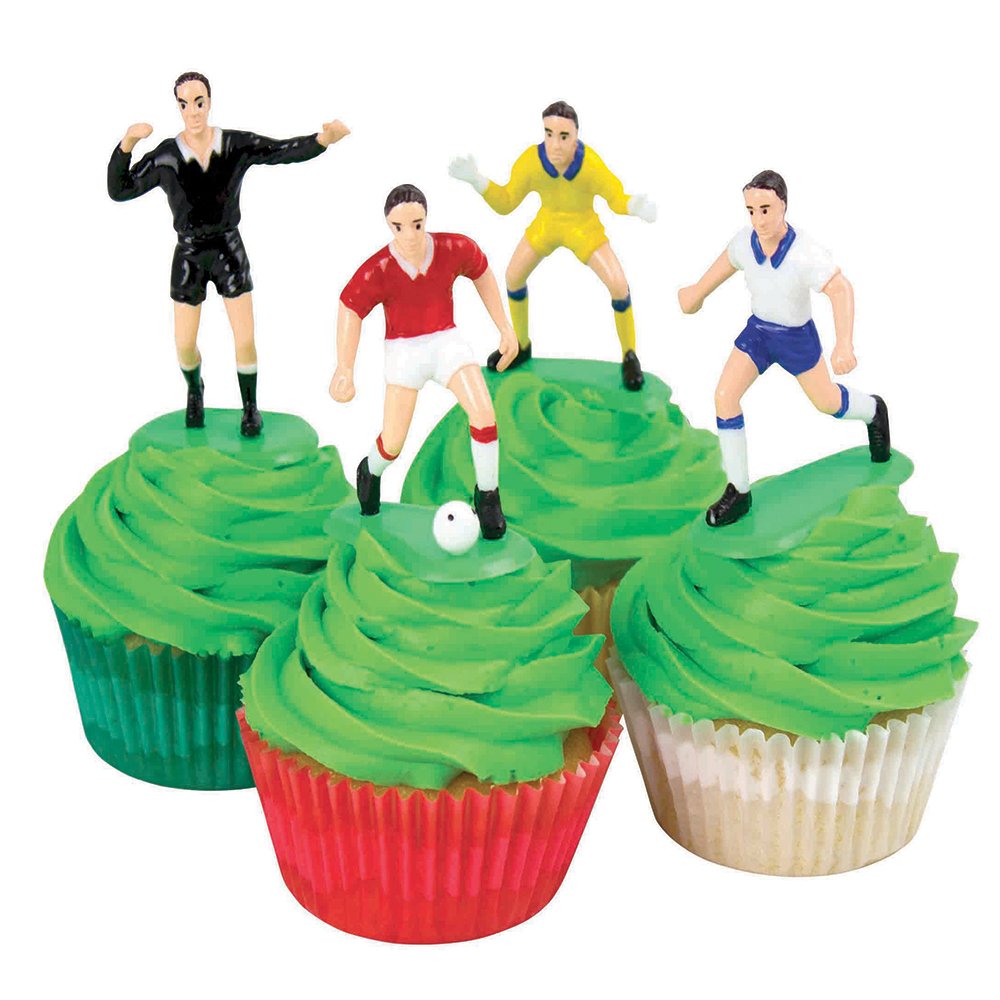 Soccer Players and Goals Cake Decorating Set