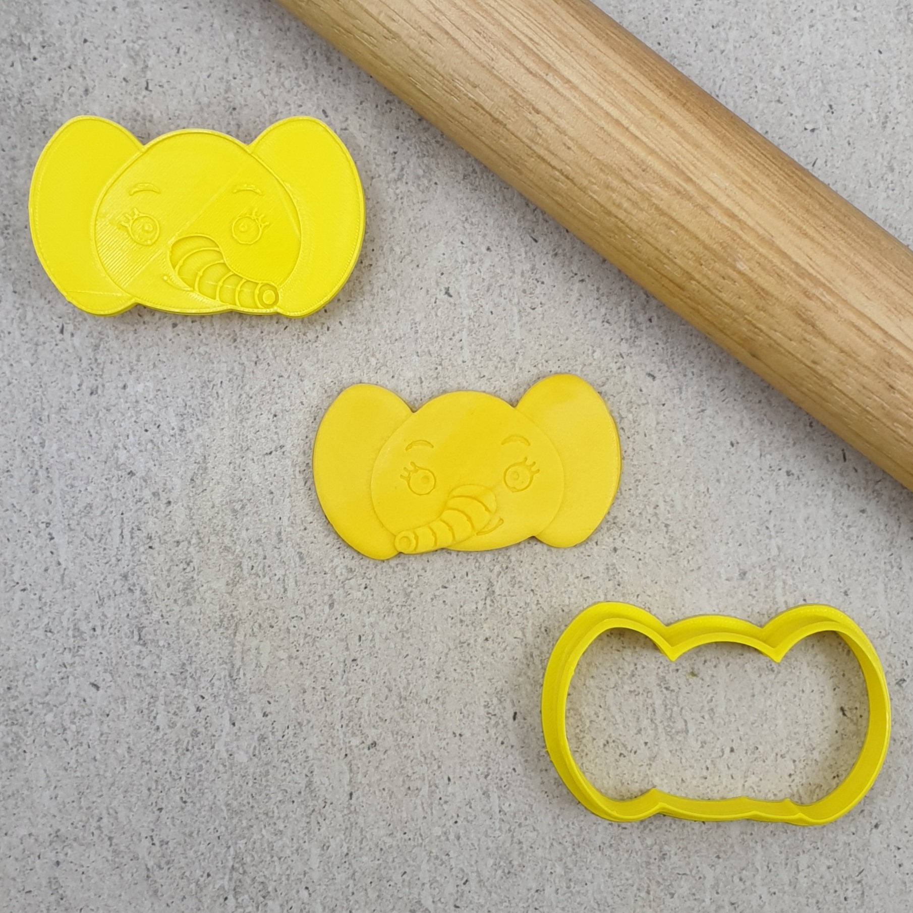 Custom Cookie Cutters Elephant Debosser & Cutter