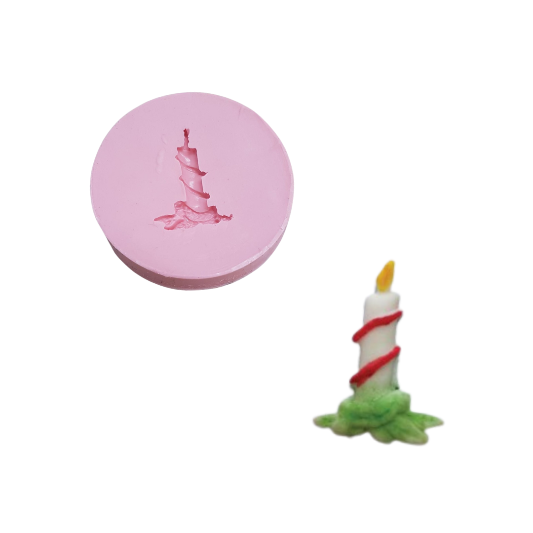 Caroline's Silicon Mould - Christmas Candle C27