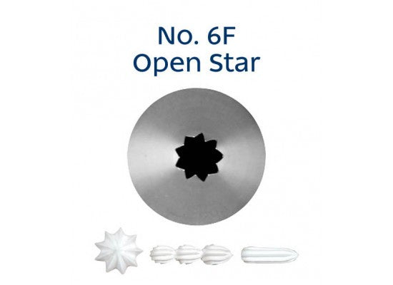 Loyal No. 6F star Piping Tip S/S