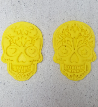 Custom Cookie Cutter Skull 3D Embosser & Cutter