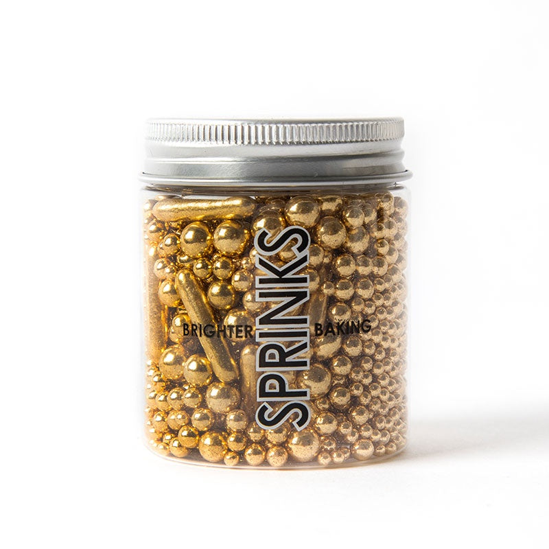 Bubble & Bounce Sprinkles - Shiny Gold 75g