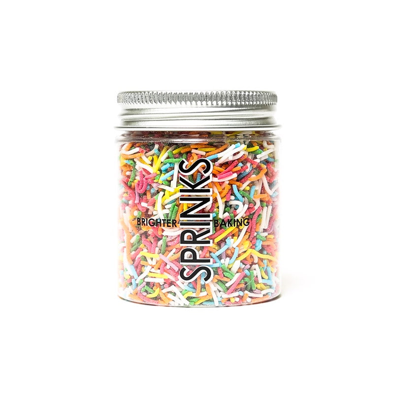 Jimmies Rainbow 1mm Sprinkles - Sprinks 60g