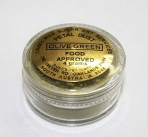 Caroline's Olive Green Petal Dust