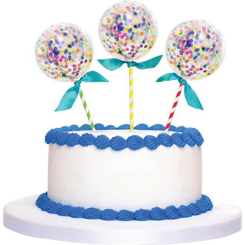 Cake Topper Balloon Confetti