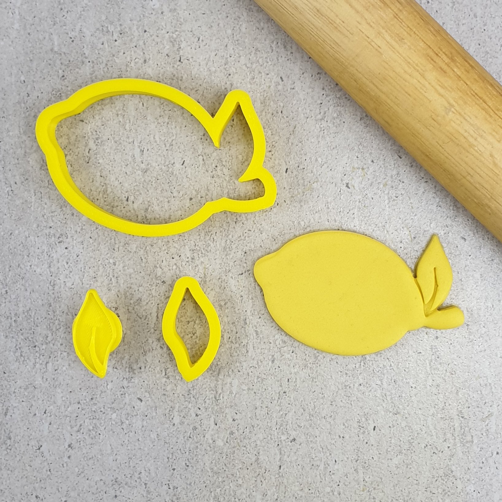 Custom Cookie Cutters Lemon Embosser & Cutter