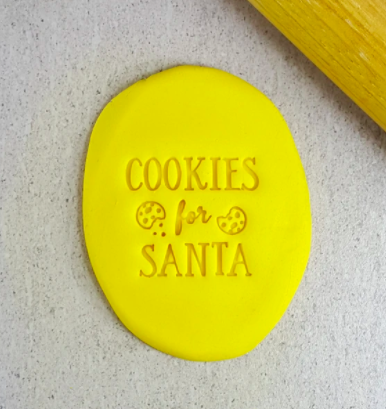 Custom Cookie Cutters Cookies For Santa Embosser