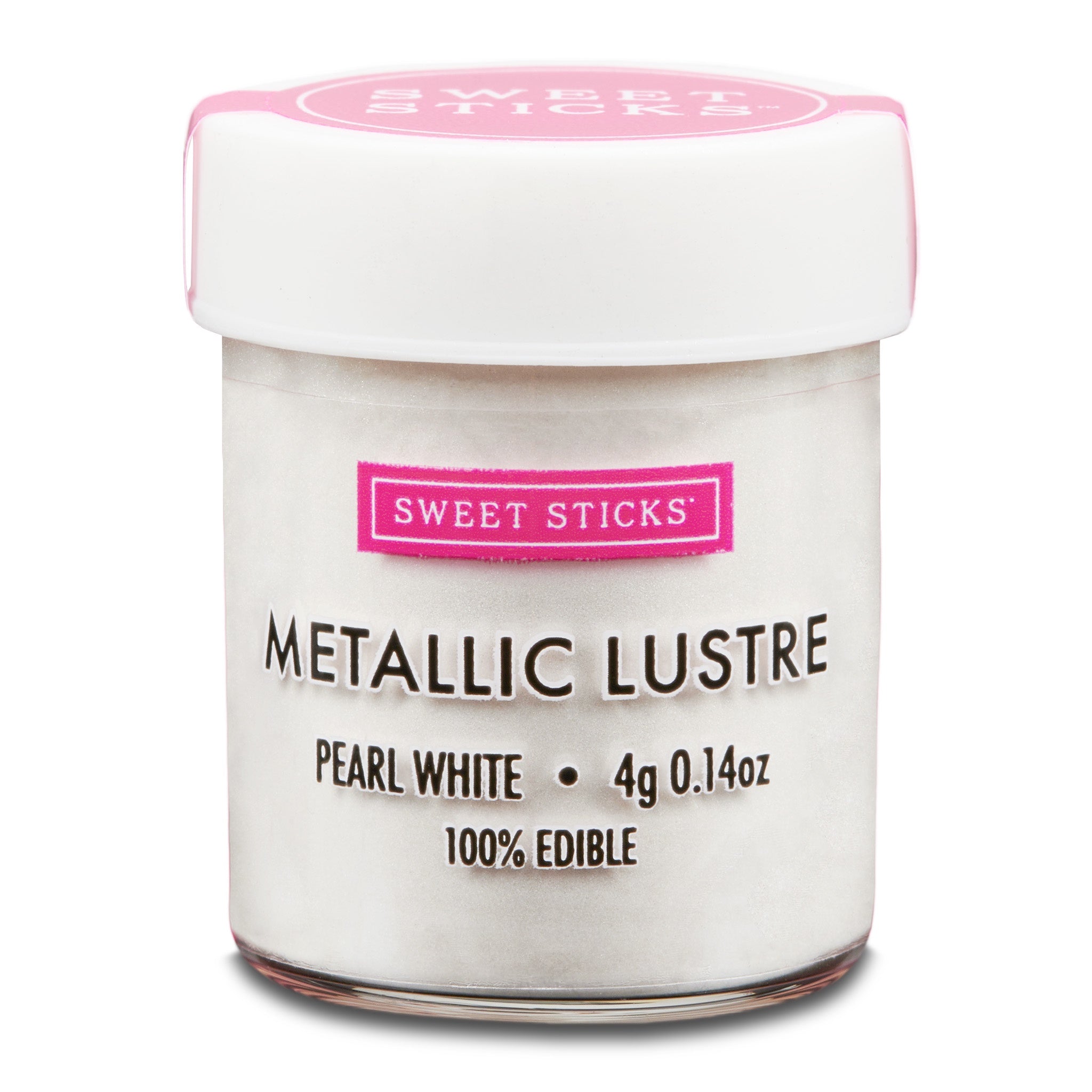 Sweet Sticks Metallic Lustre 4g - Pearl White