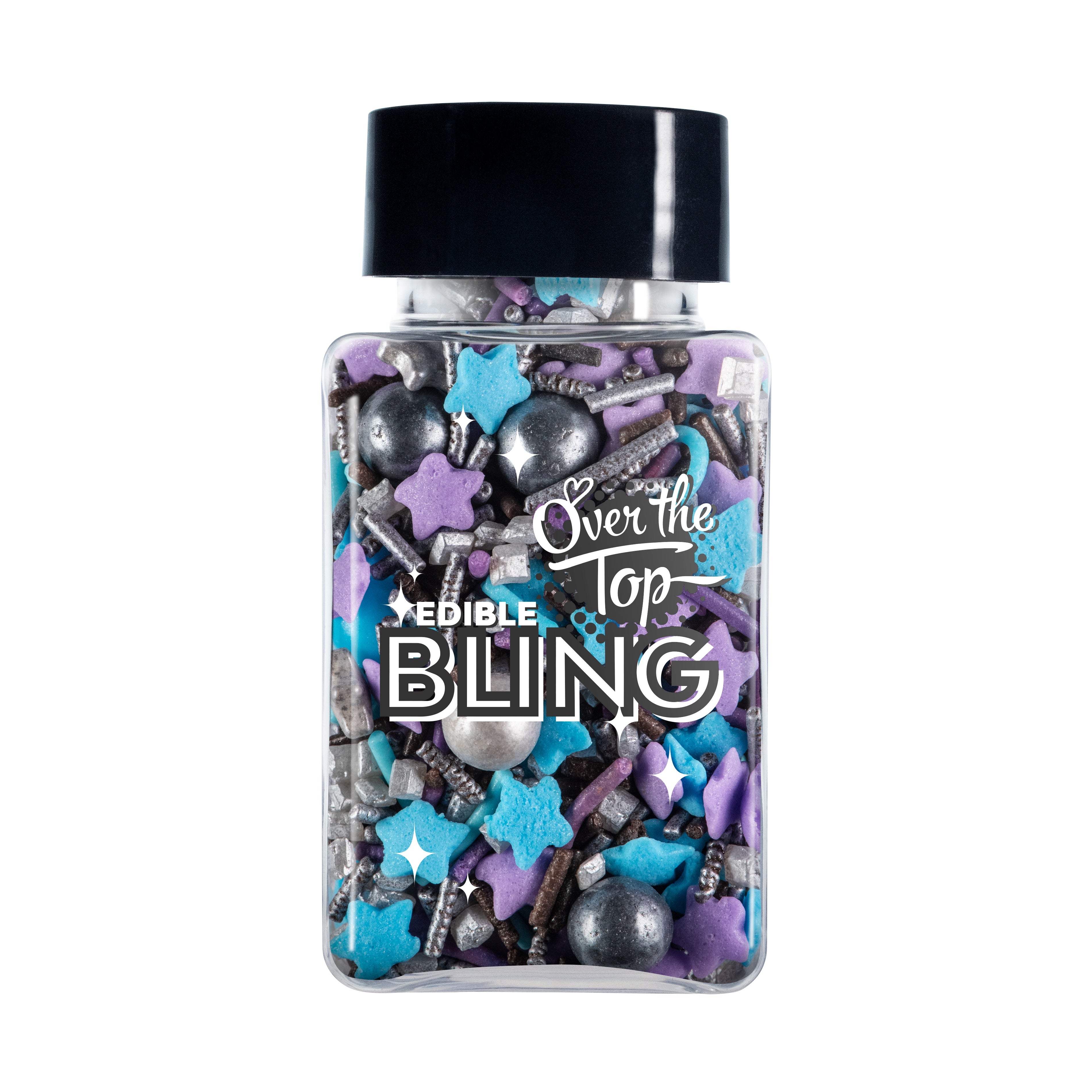 Over The Top Edible Bling Sprinkles - Galaxy Mix 60g